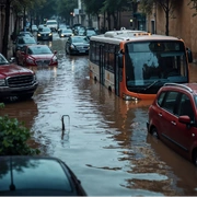 Los Angeles property owner discussing a drainage problem